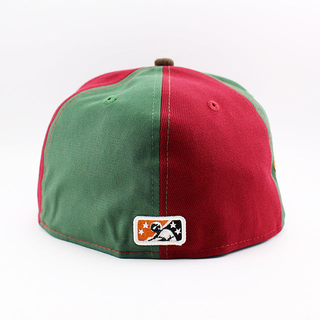 ニューエラ キャップ 59FIFTY ユージーン エメラルズ MiLB MONSTER PACK FITTED CAP CILANTRO CARDINAL