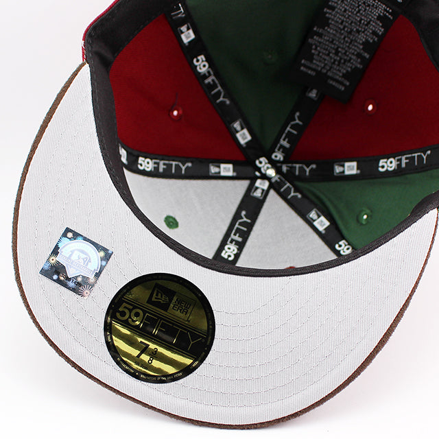 ニューエラ キャップ 59FIFTY ユージーン エメラルズ MiLB MONSTER PACK FITTED CAP CILANTRO CARDINAL