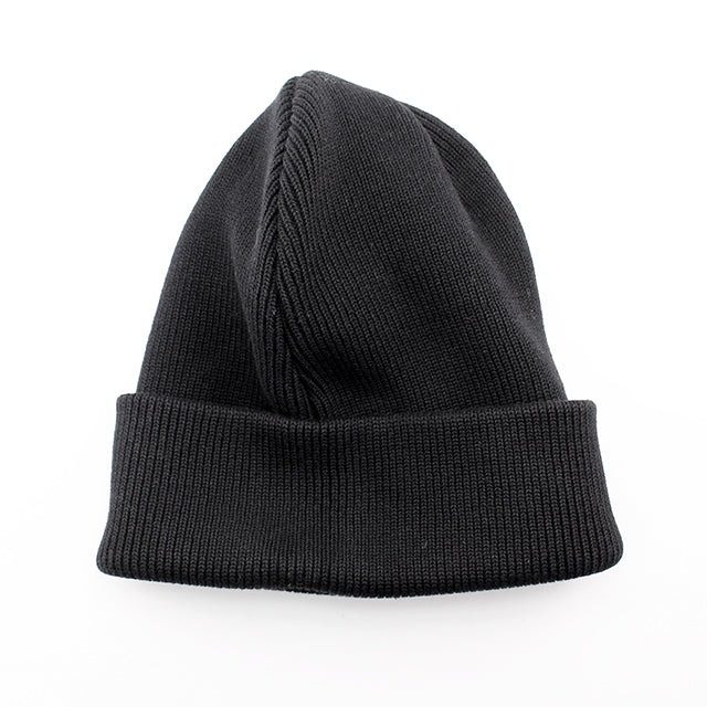 ビーチフィールド PREMIUM ORGANIC COTTON ORIGINAL CUFFED BEANIE CAP BLACK
