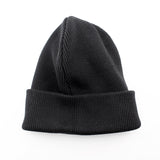 ビーチフィールド PREMIUM ORGANIC COTTON ORIGINAL CUFFED BEANIE CAP BLACK