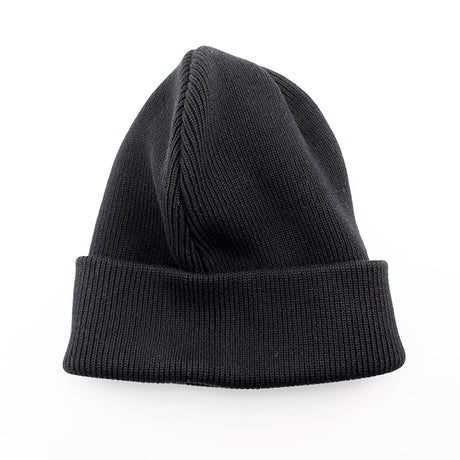 ビーチフィールド PREMIUM ORGANIC COTTON ORIGINAL CUFFED BEANIE CAP BLACK
