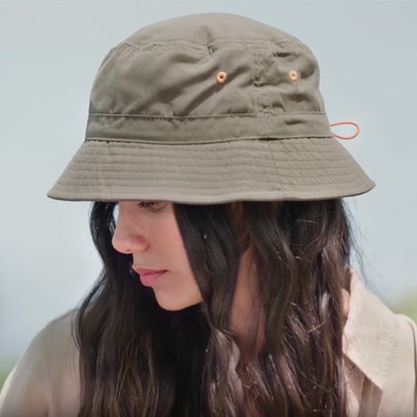 ビーチフィールド RECYCLED POLYESTER BUCKET HAT BLACK
