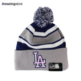 ニューエラ ニット ビーニー ロサンゼルス ドジャース MLB BIG-SCREEN KNIT BEANIE BLUE