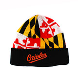 ニューエラ ニットキャップ ビーニー ボルチモア オリオールズ MLB MARYLAND-FLAG KNIT BEANIE CAP MULTI