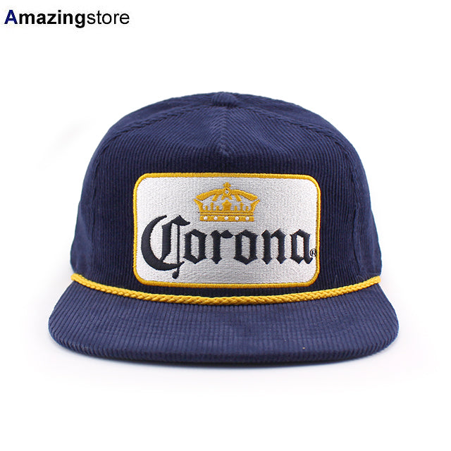 コロナビール スナップバック CORONA CORDUROY ROPE GOLF SNAPBACK CAP NAVY
