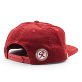 レーニアビール スナップバック RAINIER CORDUROY ROPE GOLF SNAPBACK CAP RED