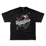 トロント ブルージェイズ × ザ ウィークエンド 海外取寄 Tシャツ 2025 WORLD SERIES LEGACY T-SHIRT BLACK