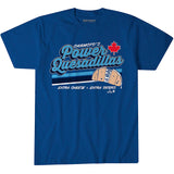 岡本和真モデル 海外取寄 トロント ブルージェイズ Tシャツ POWER QUESADILLAS T-SHIRT ROYAL BLUE
