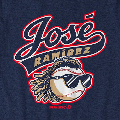 ホセ ラミレスモデル 海外取寄 クリーブランド ガーディアンズ Tシャツ WILD THING T-SHIRT NAVY