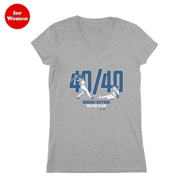 大谷翔平モデル 海外取寄 女性用 Tシャツ40/40 CLUB WOMEN'S V-NECK T-SHIRT