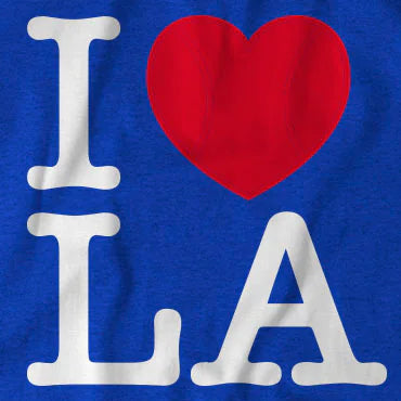 海外取寄 子供用 Tシャツ I LOVE LA T-SHIRT ROYAL BLUE