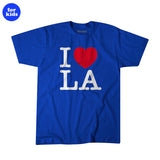 海外取寄 子供用 Tシャツ I LOVE LA T-SHIRT ROYAL BLUE