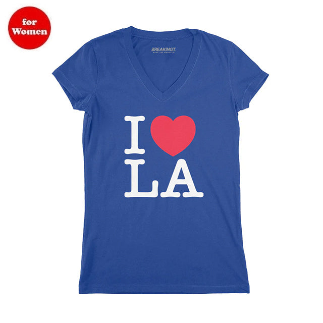 海外取寄 女性用 Tシャツ I LOVE LA T-SHIRT ROYAL BLUE