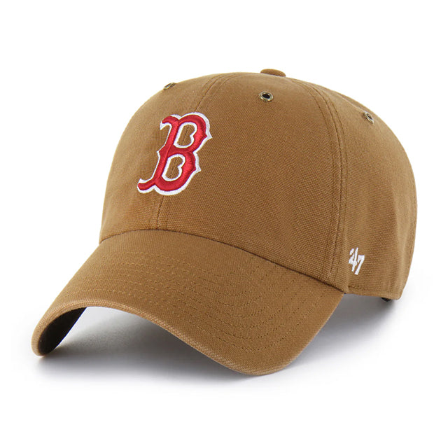 47ブランド MLB カーハート ボストン レッドソックス CARHARTT 47BRAND CLEAN UP BROWN