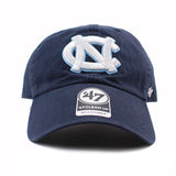 47ブランド キャップ ノースカロライナ ターヒールズ NCAA CLEAN UP CAP NAVY