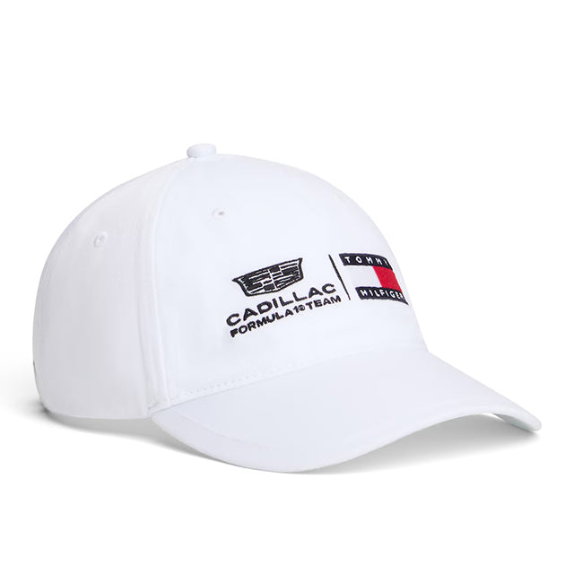 海外取寄 トミーヒルフィガー キャップ キャデラック F1チーム LOGO ADJUSTABLE CAP WHITE