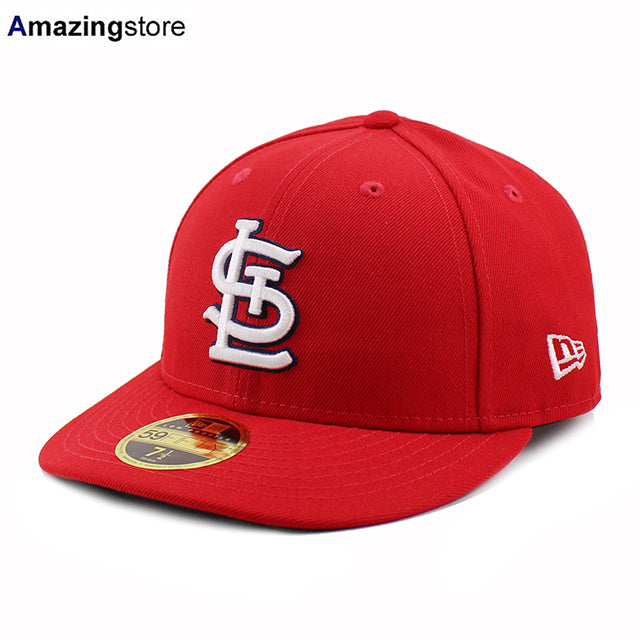 ニューエラ キャップ LP 59FIFTY セントルイス カージナルス MLB ON-FIELD AUTHENTIC GAME LC LOW CROWN FITTED CAP LP RED