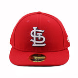 ニューエラ キャップ LP 59FIFTY セントルイス カージナルス MLB ON-FIELD AUTHENTIC GAME LC LOW CROWN FITTED CAP LP RED