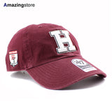 47ブランド キャップ ハーバード クリムゾン NCAA CLEAN UP CAP BURGUNDY