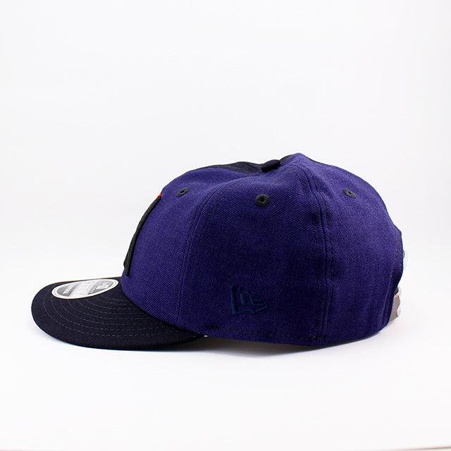 ニューエラ キャップ RC9FIFTY ヒューストン アストロズ MLB RETRO CROWN WOOLEN SHADES STRAPBACK CAP NAVY