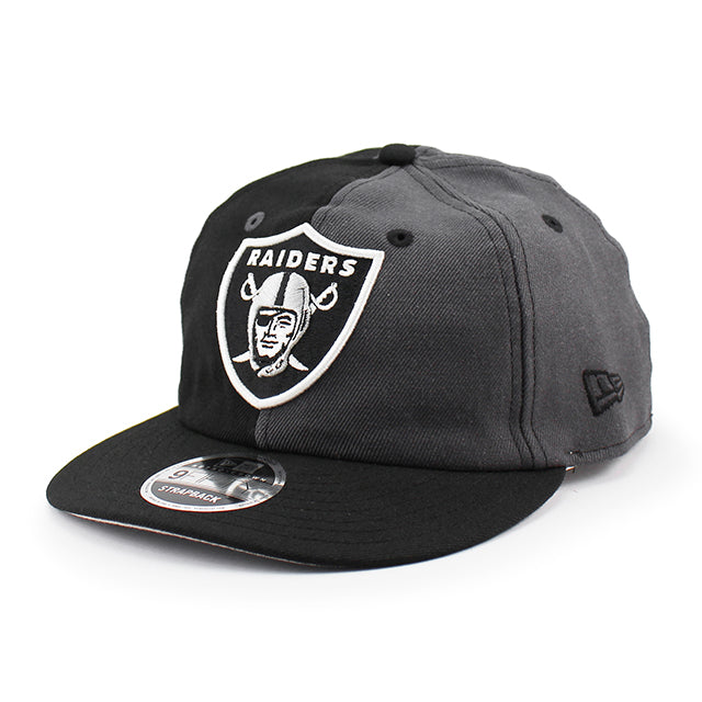 ニューエラ キャップ RC9FIFTY ラスベガス レイダース NFL RETRO CROWN WOOLEN SHADES STRAPBACK CAP BLACK