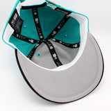 ニューエラ キャップ RC9FIFTY フロリダ マーリンズ MLB RETRO CROWN STRAPBACK CAP TEAL