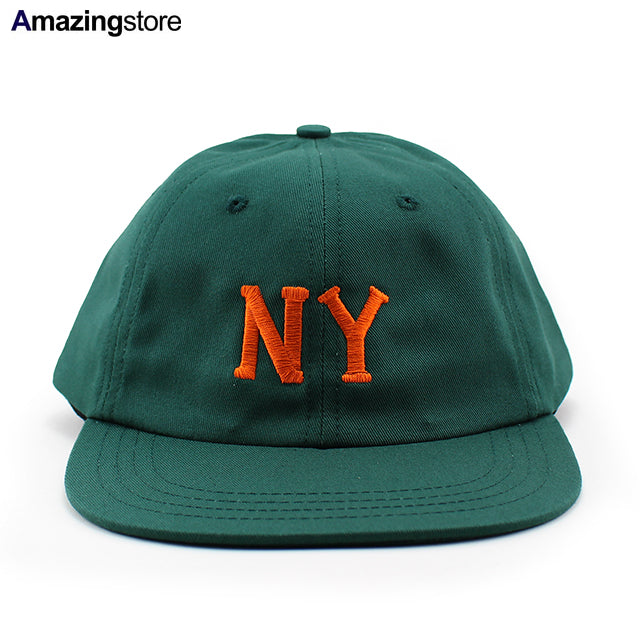 クーパーズタウンボールキャップ ニューヨーク ブラックヤンキース 1936 STRAPBACK CAP GREEN-ORANGE