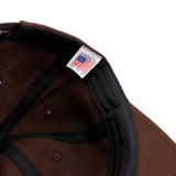 クーパーズタウンボールキャップ ニューヨーク ブラックヤンキース 1936 WOOL SAGE STRAPBACK CAP BROWN