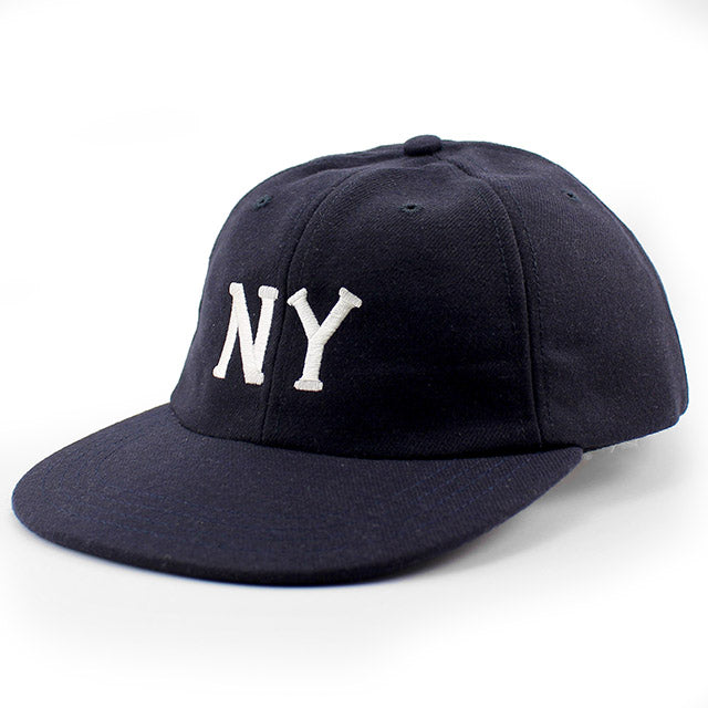 クーパーズタウンボールキャップ ニューヨーク ブラックヤンキース 1936 WOOL SAGE STRAPBACK CAP NAVY