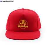 AMAZINGSTORE×COOPERSTOWN BALL CAP×J'S VENDER STAFF CAP RED