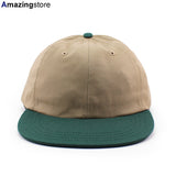 クーパーズタウンボールキャップ COTTON SOLID STRAPBACK CAP KHAKI GREEN