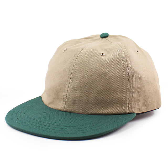 クーパーズタウンボールキャップ COTTON SOLID STRAPBACK CAP KHAKI GREEN