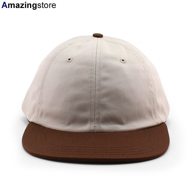 クーパーズタウンボールキャップ COTTON SOLID STRAPBACK CAP STONE BROWN