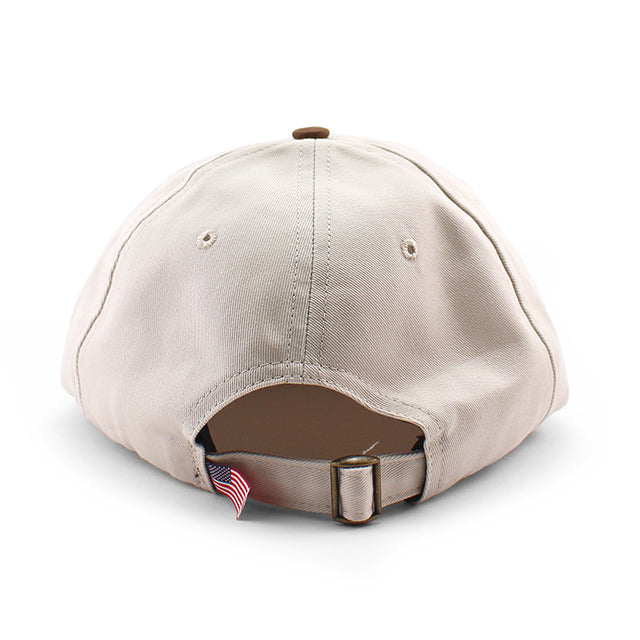クーパーズタウンボールキャップ COTTON SOLID STRAPBACK CAP STONE BROWN