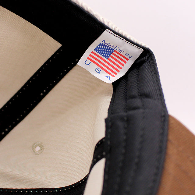 クーパーズタウンボールキャップ COTTON SOLID STRAPBACK CAP STONE BROWN