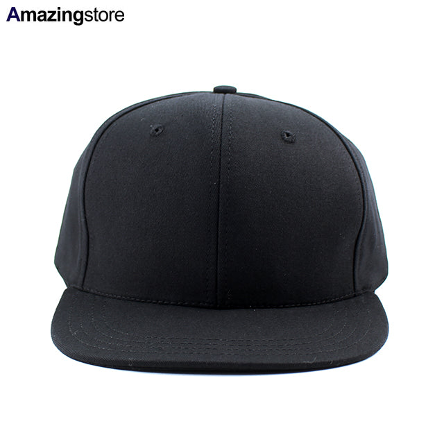 クーパーズタウンボールキャップ COTTON SOLID HIGH CROWN SNAPBACK CAP BLACK