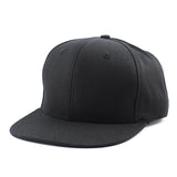 クーパーズタウンボールキャップ COTTON SOLID HIGH CROWN SNAPBACK CAP BLACK