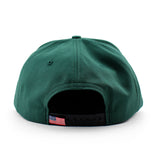 クーパーズタウンボールキャップ COTTON SOLID HIGH CROWN SNAPBACK CAP GREEN