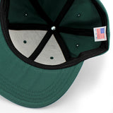 クーパーズタウンボールキャップ COTTON SOLID HIGH CROWN SNAPBACK CAP GREEN