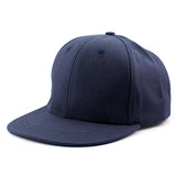 クーパーズタウンボールキャップ COTTON SOLID HIGH CROWN SNAPBACK CAP NAVY