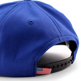 クーパーズタウンボールキャップ COTTON SOLID HIGH CROWN SNAPBACK CAP ROYAL BLUE