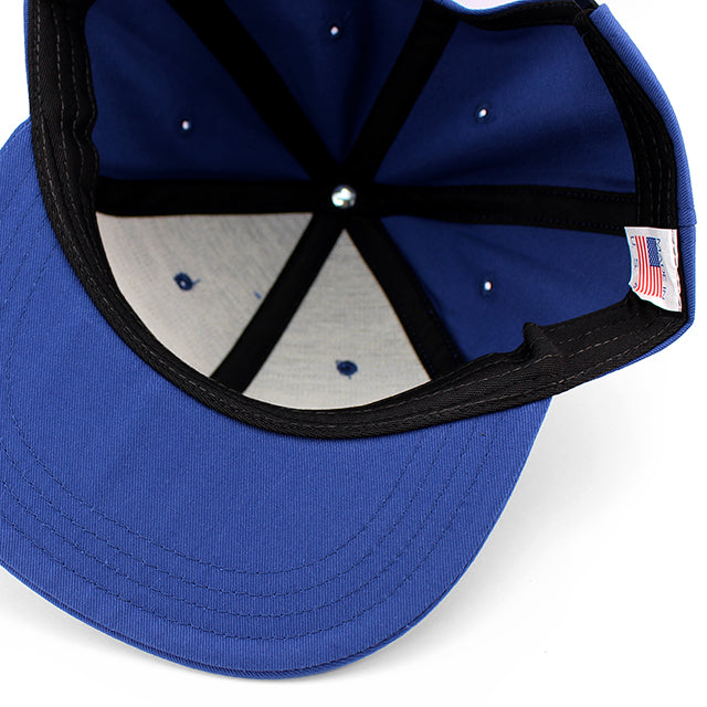 クーパーズタウンボールキャップ COTTON SOLID HIGH CROWN SNAPBACK CAP ROYAL BLUE