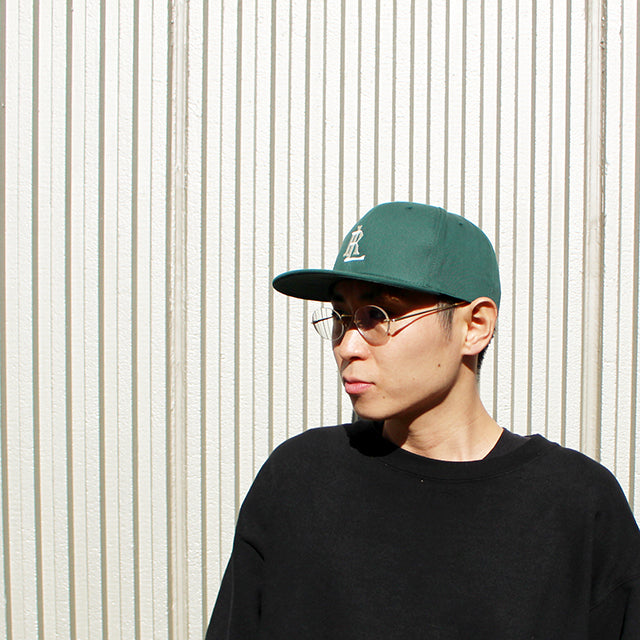 クーパーズタウンボールキャップ COTTON SOLID HIGH CROWN SNAPBACK CAP BLACK