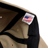 クーパーズタウンボールキャップ カリフォルニア CA CHAIN STITCH STRAPBACK CAP KHAKI WHITE