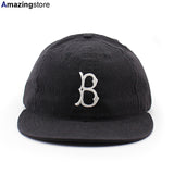 クーパーズタウンボールキャップ ブルックリン ドジャース 1955 LINEN COTTON STRAPBACK CAP BLACK