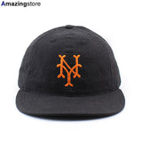 クーパーズタウンボールキャップ ニューヨーク キューバンズ 1947 LINEN COTTON STRAPBACK CAP BLACK