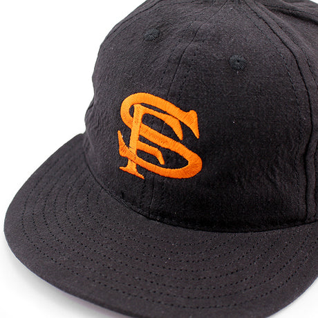 クーパーズタウンボールキャップ サンフランシスコ シールズ 1931 LINEN COTTON STRAPBACK CAP BLACK
