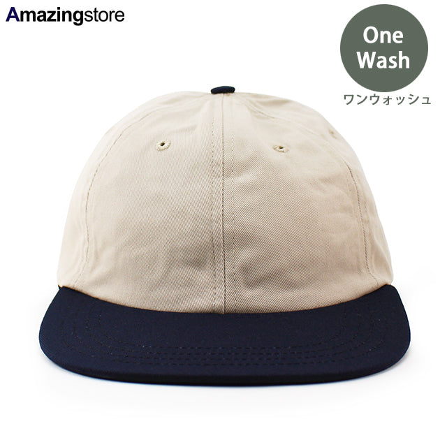 クーパーズタウンボールキャップ WASHED COTTON SOLID STRAPBACK