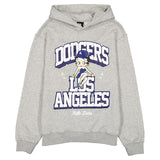 海外取寄 ニューエラ フーディー ロサンゼルス ドジャース ベラ ドーニャ BETTY BOOP HOODIE GRAY