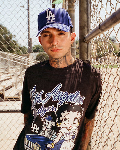 海外取寄 ニューエラ キャップ 9FORTY スナップバック ロサンゼルス ドジャース ベラ ドーニャ POR VIDA A-FRAME SNAPBACK CAP ROYAL BLUE